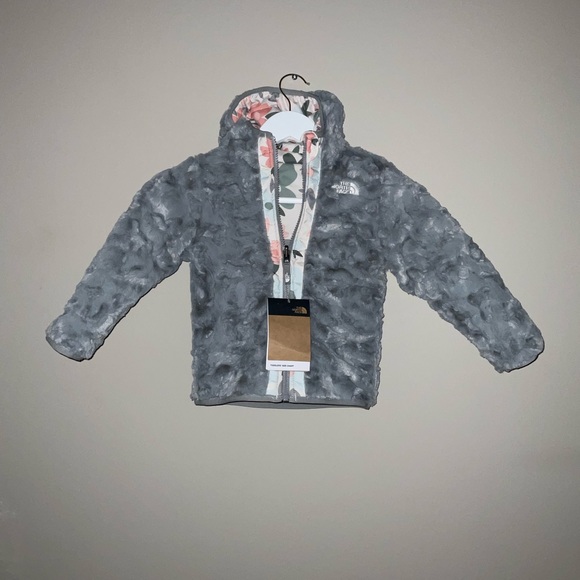 The North Face Toddler Reversible Mossbud Swirl Full Zip Hooded Jacket - Picture 5 of 7